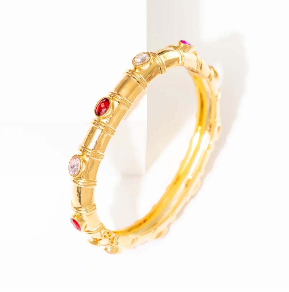 Frasier Sterling Kensington Bracelet in Multi Pink Colors Stones New